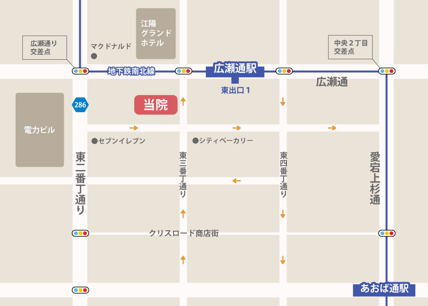 大橋眼科医院のアクセス